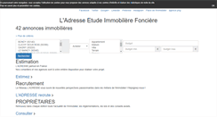 Desktop Screenshot of ladresse-villemomble.com