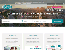 Tablet Screenshot of ladresse-villemomble.com